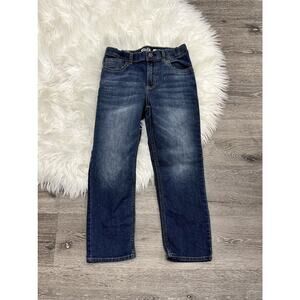 Osh Kosh B'gosh Boys Jeans Denim Classic Fit Waist Pockets Size 8‎ Elastic EUC